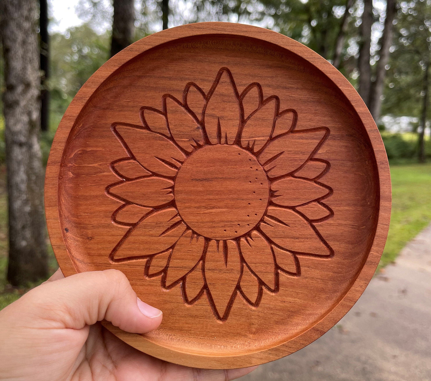 Sunflower Tray - Trey's Woodshop