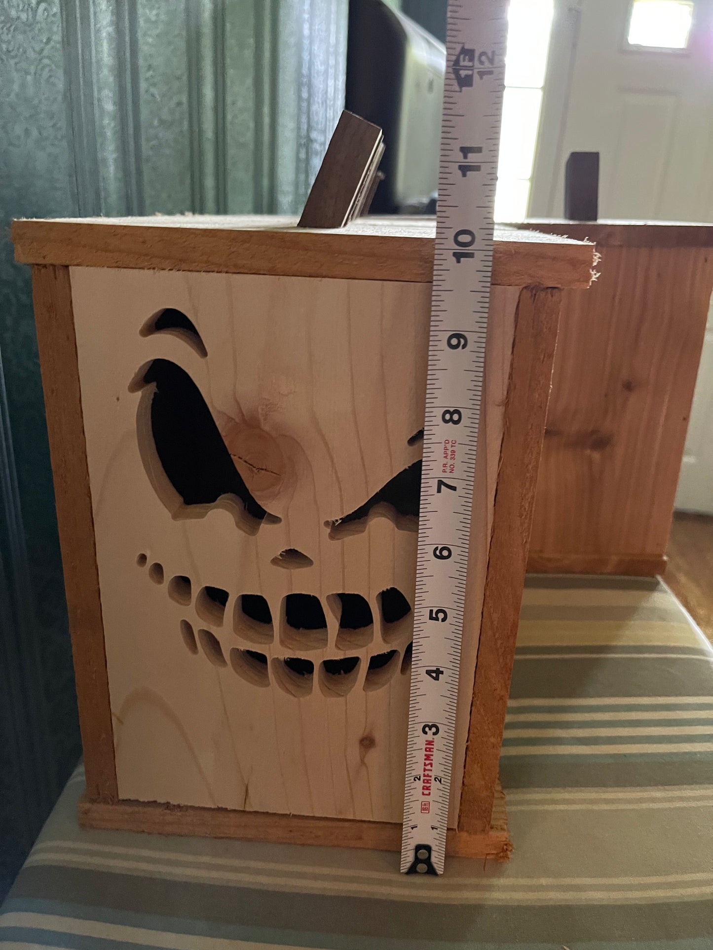 Pack of 15 Cedar Jack O Lantern Faces