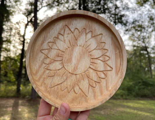 Sunflower Tray - Trey's Woodshop